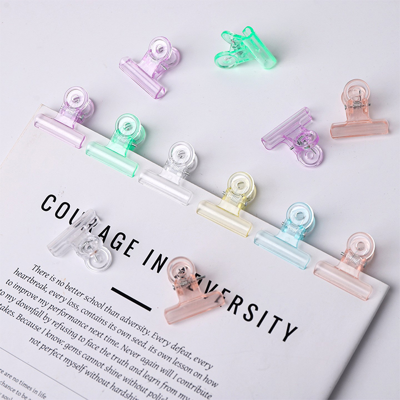 Binder Clip Assorted - 10/20pcs 31mm Candy Color Plastic Binder