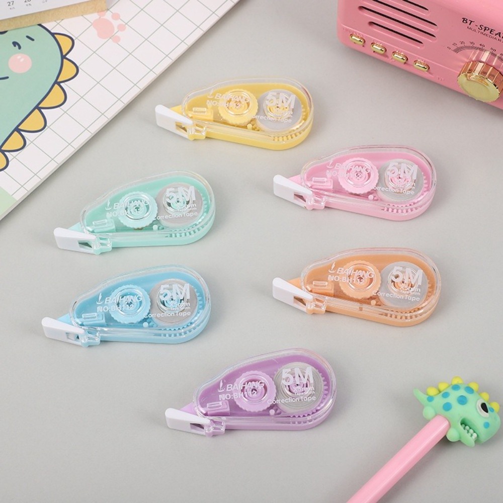 6Pcs/set Bagged Macaron Correc - Correction Tape Roller 评论和价格