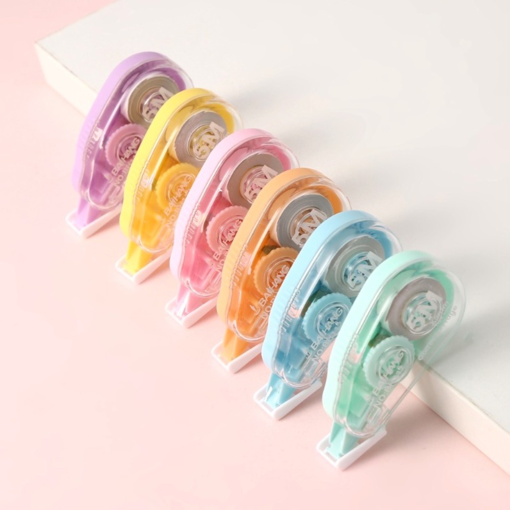6Pcs/set Bagged Macaron Correc - Correction Tape Roller 评论和价格