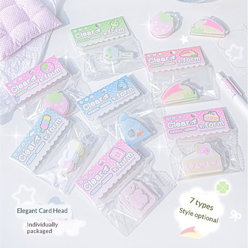 RosyPosy Clear Acrylic Clip Cu - Binder Clip Assorted 评论和价格