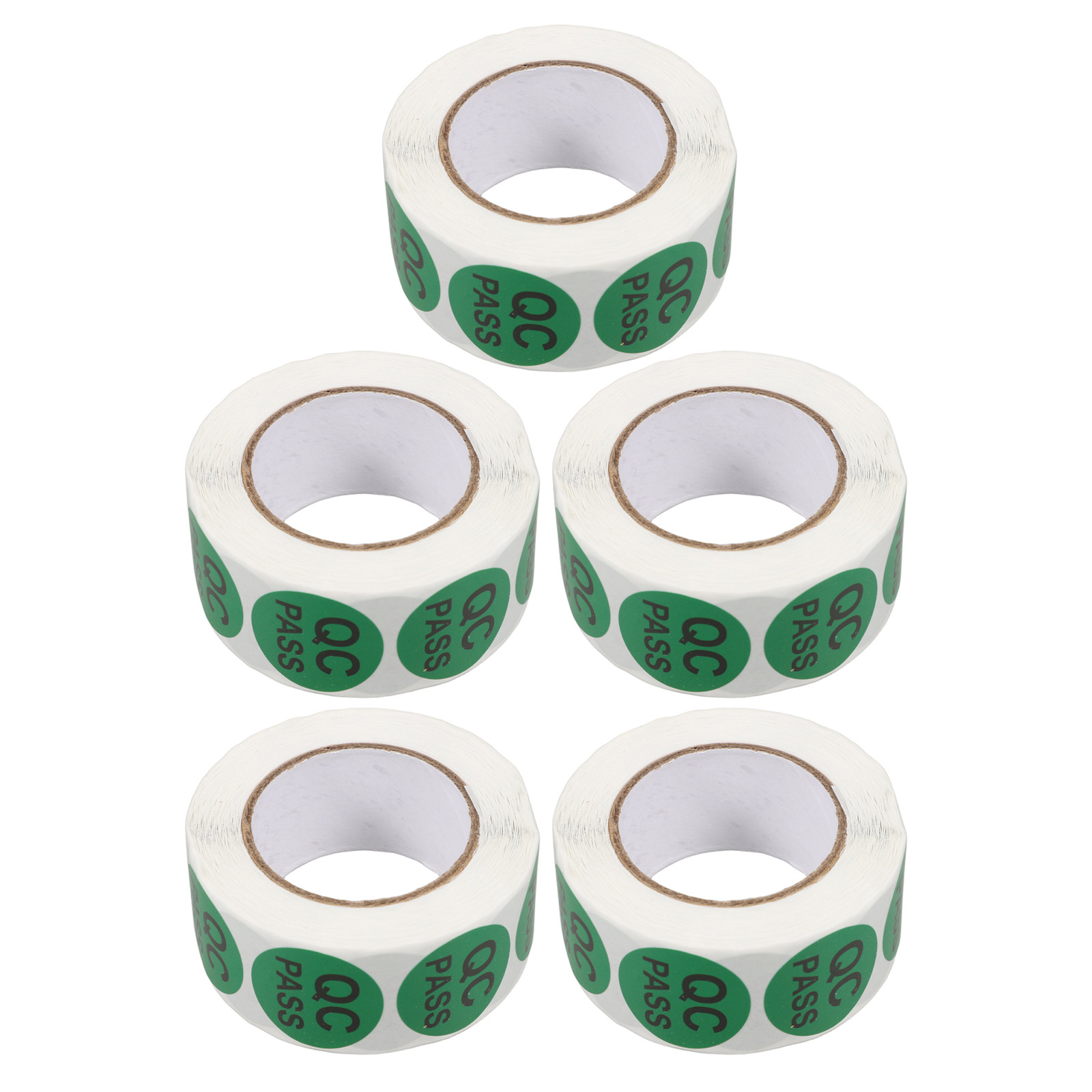 5 Rolls Quality Control Sticke - Sticker Label Roll 评论和价格