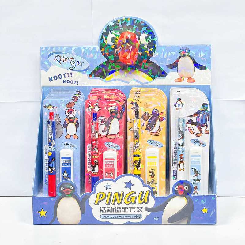 4/24pcs Kawaii Pingu Mechanica - Stationery Supplier 评论和价格