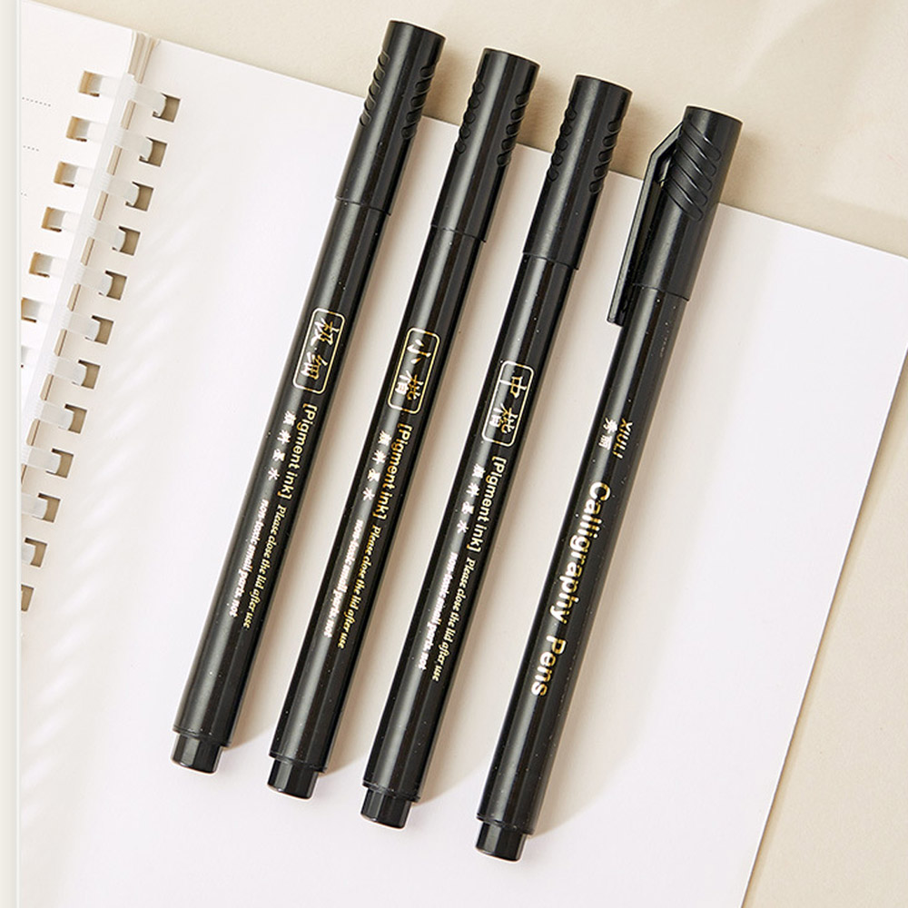 4pc Brush Pen Calligraphy Pen  - Stationery Supplier 评论和价格