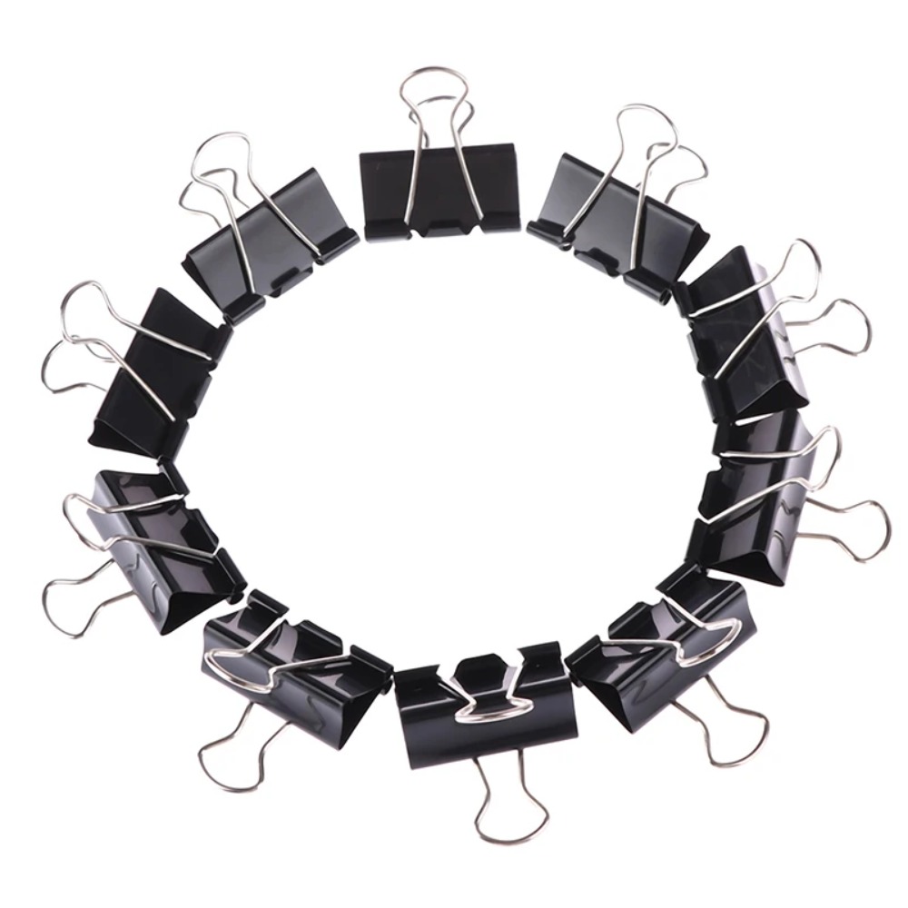 10pcs Metal Binder Clips 19mm  - Binder Clip Assorted 评论和价格