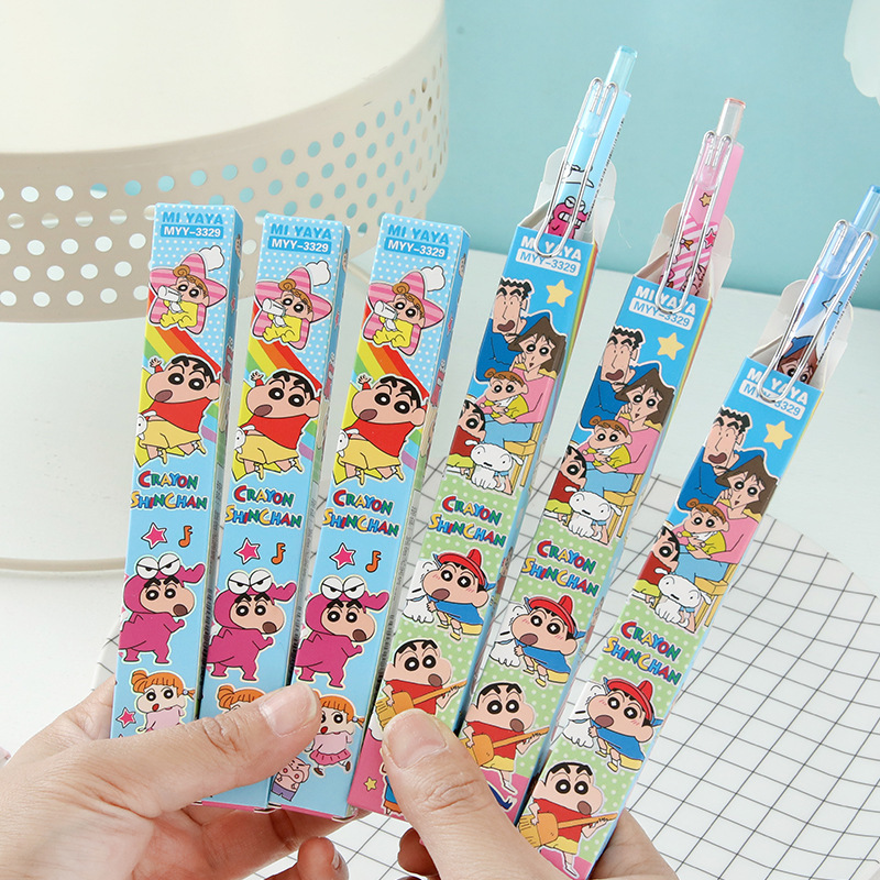 6Pcs Cartoon Crayon Shin-Chan  - Stationery Supplier 评论和价格