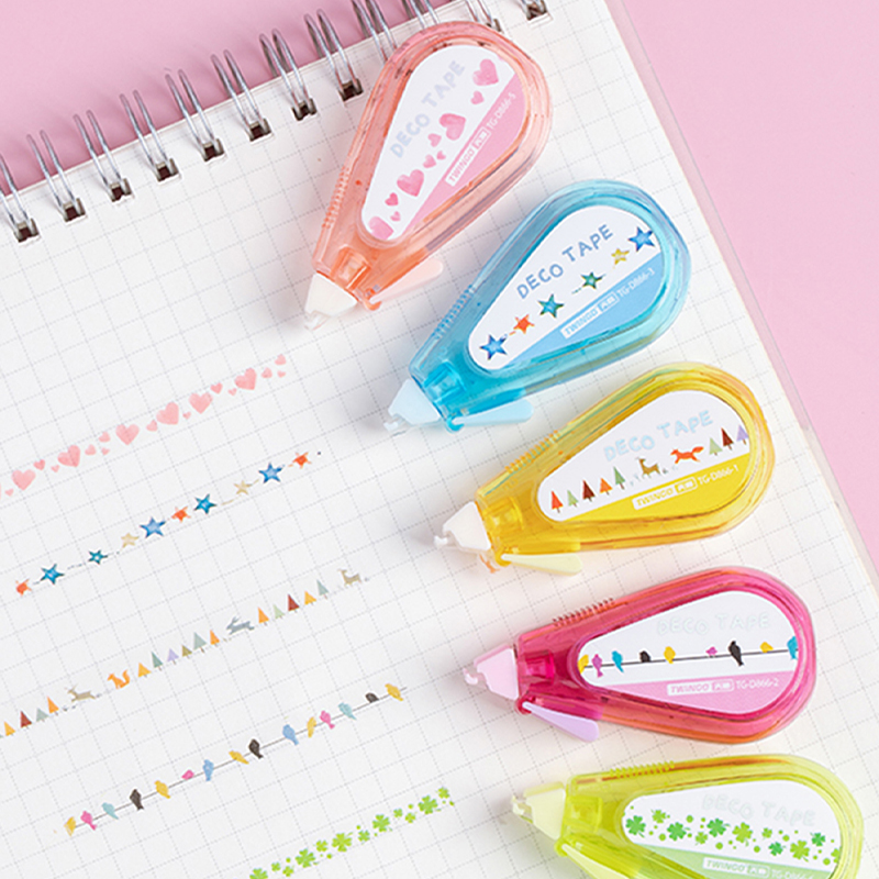 1pc Kawaii 5mm*5m Mini Pattern - Correction Tape Roller 评论和价格