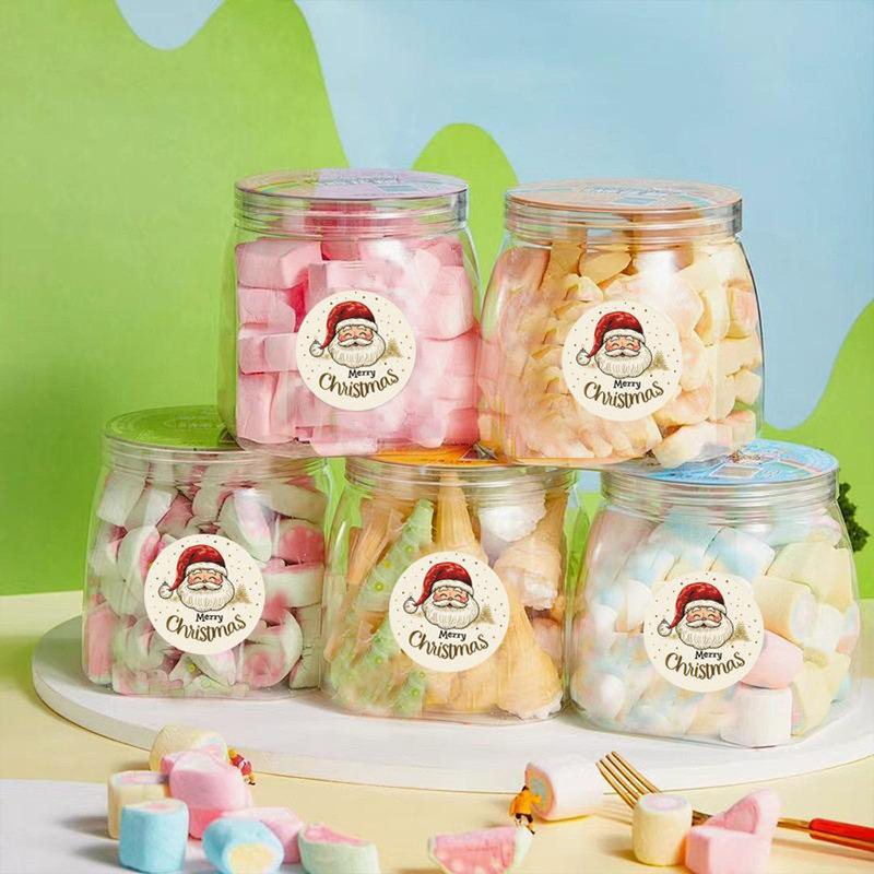 500pcs/Roll Christmas Santa Cl - Sticker Label Roll 评论和价格